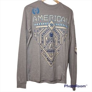 American Fighter Men’s Crewneck Long Sleeve
